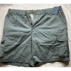 Tommy Bahama Size 2XL Men Green Chino Cargo Pocket Drawstring Stretch Short NWT